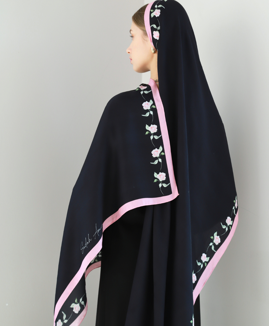 Gül Şerbeti Floş Viskon Şal