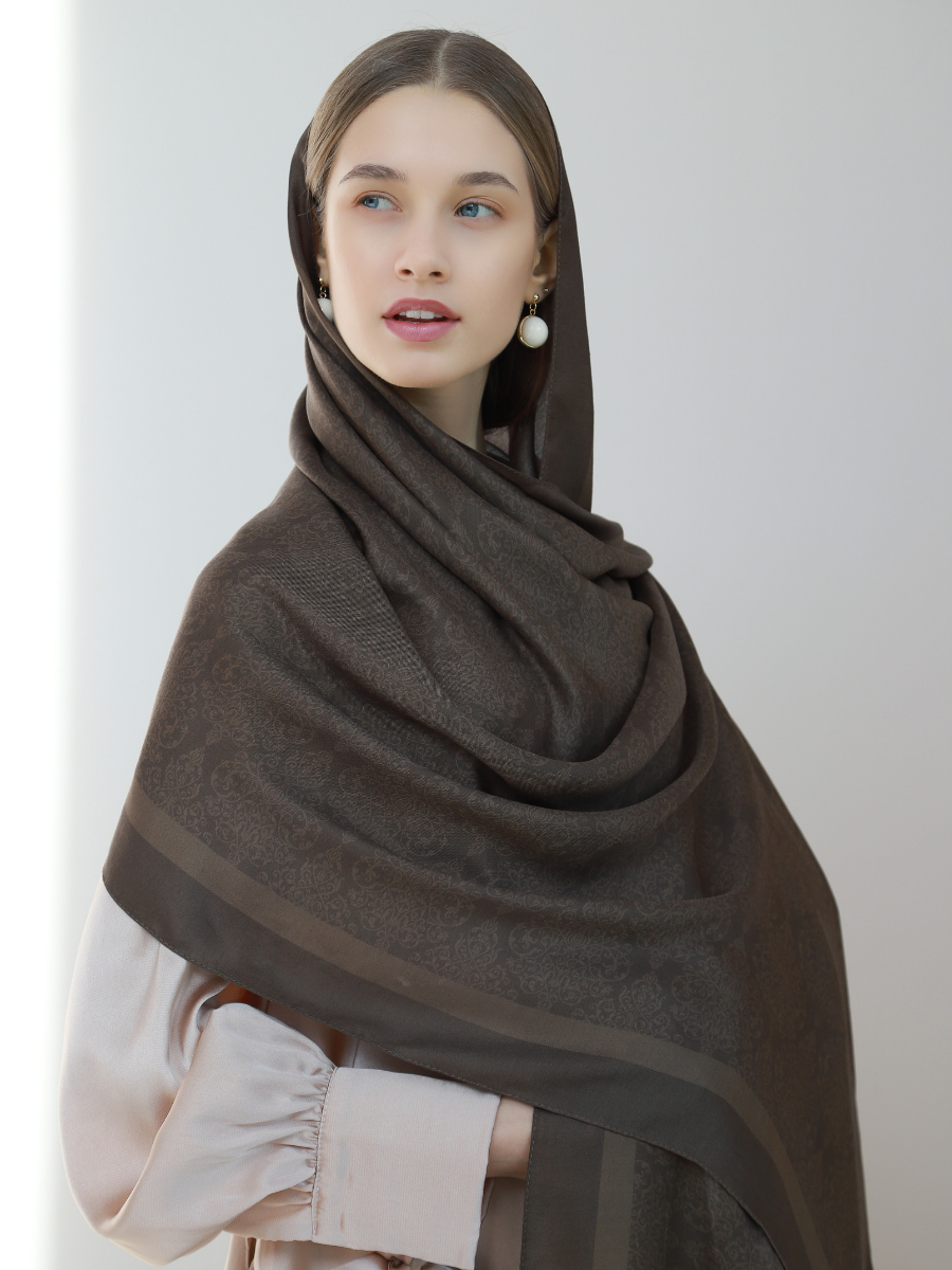 Mihrimah Sultan Vizon Floş Viskon Şal