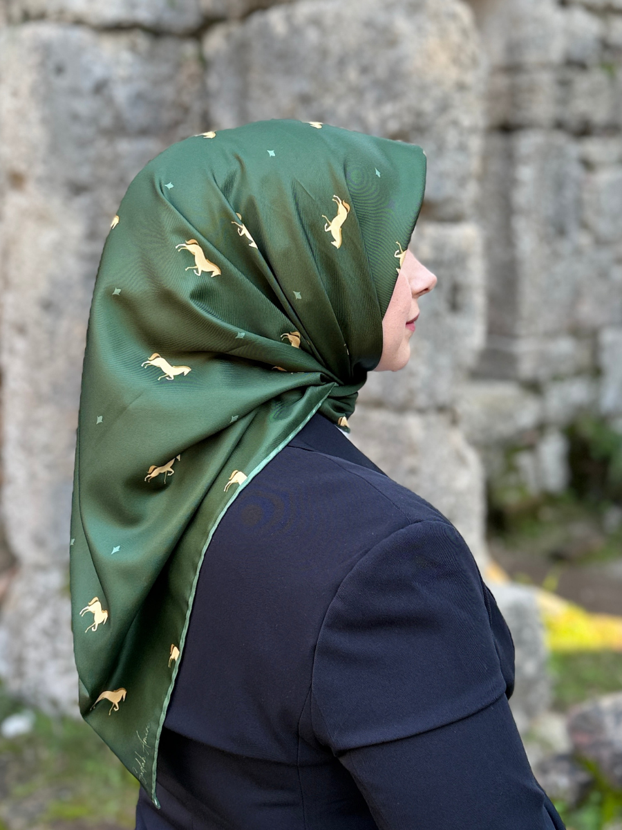 Little Horse Küçük Atlar Twill Eşarp