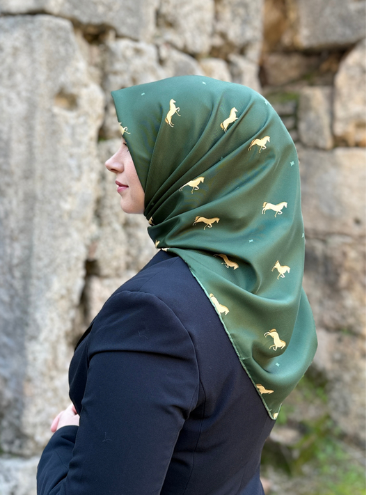 Little Horse Küçük Atlar Twill Eşarp