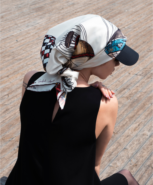 Balloons Uçan Balon Twill Eşarp