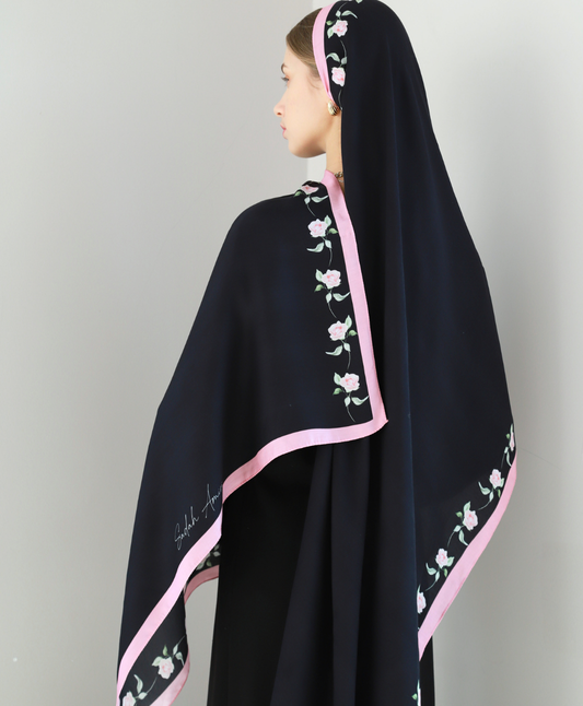 Gül Şerbeti Floş Viskon Şal