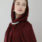 Hürrem Bordo Floş Viskon Şal